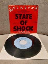 Jacksons  –  State Of Shock  - 1984  Japonya  Basım 45lik Plak