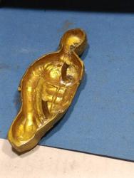 K72---PİRİNÇ DÖKÜM ANTİK İNSAN FİGÜRÜ