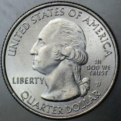 AMERİKA ÇEYREK DOLAR 2013 D HATIRA-SOUTH DAKOTA - RUSHMORE DAĞI.