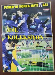 FENERBAHÇE REBROV POSTERİ - HOOJDONK,SERHAT AKIN - LUCIANO ''FENER'İN KONYA HATIRASI'' - FOTOMAÇ HEDİYSİ - 43 x 31 cm EBADINDA