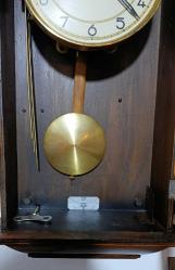 1960 YILLARI ALMAN JUNGHANS MARKA GONGLU KURMALI ANTİKA DUVAR SAATİ FAAL ÇALIŞIR DURUMDA