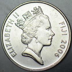 FİJİ 10 CENT 2006 KRALİÇE II. ELİZABETH. 23,6 mm ÇİL(-)