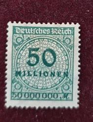 Almanya Reich 1922- damgasız pul