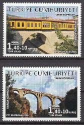 2016 TARİHİ KÖPRÜLER TAM SERİ MNH