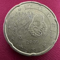 İspanya 20 Eurocent 2009. Euro Cent