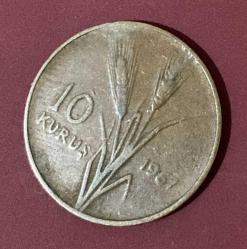 1967 BASIM 10 KURUŞ