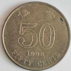 HONG KONG  1998    50  CENT