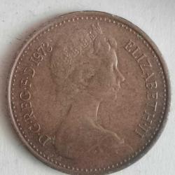İNGİLTERE  1973  1/2 PENNY