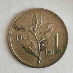 TÜRKİYE  1962   1 KURUŞ