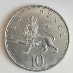 İNGİLTERE  1968   10  PENCE