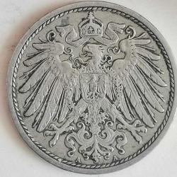 ALMANYA  1911 A    10  PFENNIG