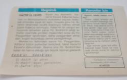 3 Eylül 1997-Orijinal Takvim Yaprağı-Doğum Günü-Söz,Nişan,Nikâh,Düğün ve Önemli Günler Hediyesi-Hicret Takvimi-Ayet(Hadis)-(Enbiya-10)-Kösem Sultan'ın Öldürülmesi(1651)-Hacer'ül Esved-Esma'ül Hüsna'dan-Atasözü