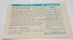 28 Eylül 1997-Orijinal Takvim Yaprağı-Doğum Günü-Söz,Nişan,Nikâh,Düğün ve Önemli Günler Hediyesi-Hicret Takvimi-Ayet(Hadis)(Şuara 7)-Patrona Halil İsyanı(1730)-Evlenen Yardım Ediniz-Oruç-Hz.Ali(R.a.)