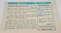 30 Eylül 1997-Orijinal Takvim Yaprağı-Doğum Günü-Söz,Nişan,Nikâh,Düğün ve Önemli Günler Hediyesi-Hicret Takvimi-Ayet(Hadis)(Nemi-50)-Hz.Mevlana'nın Doğumu(1207)-Kötülüğe Kötülükle Muamele-Zindanı Gülizar Etmek-Necmettin Erbakan