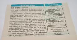 23 Ekim 1997-Orijinal Takvim Yaprağı-Doğum Günü-Söz,Nişan,Nikâh,Düğün ve Önemli Günler Hediyesi-Hicret Takvimi-Ayet(Hadis)(Maide 44)-Kırım Harbi(1853)-İşte Onlar-Hz.Ali(R.a.)