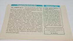 25 Ekim 1997-Orijinal Takvim Yaprağı-Doğum Günü-Söz,Nişan,Nikâh,Düğün ve Önemli Günler Hediyesi-Hicret Takvimi-Ayet(Hadis)(Hadis-Ebu Davud)-İslam'ın Ordusu'nun Haçlıları Yenmesi(1197)-Hz.Harun(A.S.)-Hz.Ali(r.a.)