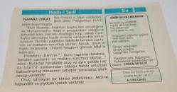 30 Ekim 1997-Orijinal Takvim Yaprağı-Doğum Günü-Söz,Nişan,Nikâh,Düğün ve Önemli Günler Hediyesi-Hicret Takvimi-Ayet(Hadis)(Rum 15)-Mondros Mütarekesi(1918)-Namaz-Zekat-Sürüp Gelen Çağlardan-Alexis Carel