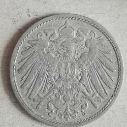 ALMANYA  1903  A   10 PFENNIG