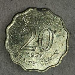 HONG KONG   1997  20 CENT