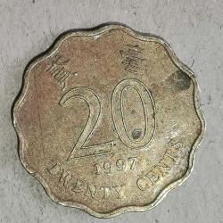 HONG KONG   1997  20 CENT