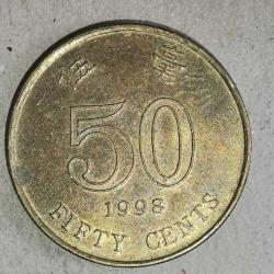 HONG KONG   1998     50 CENT
