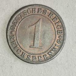 ALMANYA  1925 F       1  PFENNIG