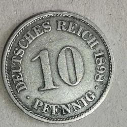 ALMANYASI   1898 A    10   PFENNIG