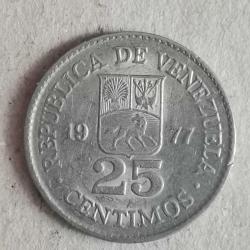 LOT.19 » VENEZUELA  1977   25  CENTİMOS