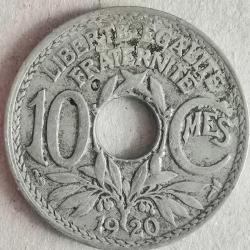 FRANSA  1920   10  CENTİMES