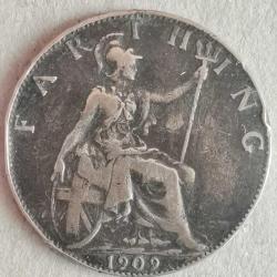 İNGİLTERE  1909   1  FARTHING
