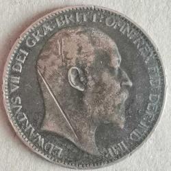 İNGİLTERE  1909   1  FARTHING