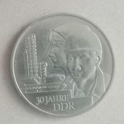 ALMANYA  1979  20 MARK  HATIRA Doğu Almanya'nın 30. Yıldönümü