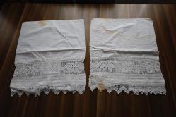 ARA DANTELLİ EŞ YASTIK *  45 - 55 CM