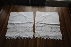 ARA DANTELLİ EŞ YASTIK *  45 - 55 CM