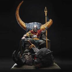Kratos on the throne GOW Figür - 30 cm