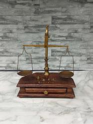 ANTİKA KOLEKSİYONLUK PİRİNÇ KUYUMCU / ECZACI TERAZİSİ