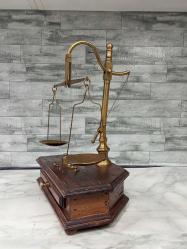 ANTİKA KOLEKSİYONLUK PİRİNÇ KUYUMCU / ECZACI TERAZİSİ