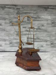 ANTİKA KOLEKSİYONLUK PİRİNÇ KUYUMCU / ECZACI TERAZİSİ