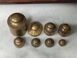 ANTİKA KOLEKSİYONLUK PİRİNÇ KUYUMCU / ECZACI TERAZİSİ