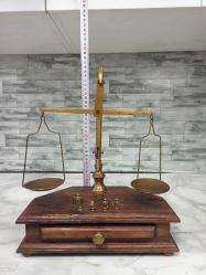 ANTİKA KOLEKSİYONLUK PİRİNÇ KUYUMCU / ECZACI TERAZİSİ