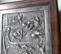 ANTİKA ÜZERİ METAL İŞLEMELİ MÜCEVHER KUTUSU