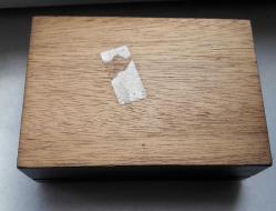 ANTİKA ÜZERİ METAL İŞLEMELİ MÜCEVHER KUTUSU