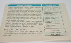 26 Aralık 1997-Orijinal Takvim Yaprağı-Doğum Günü-Söz,Nişan,Nikâh,Düğün ve Önemli Günler Hediyesi-Hicret Takvimi-Ayet(Hadis)(Mü'min 81)-Milletlerarası Takvimin Kabulü(1925)-Benim Arkadaşım-Arap Atasözü