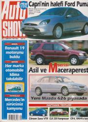 AUTO SHOW   5 AĞUSTOS 1997 SALI - SAYI: 31   HAFTALIK ESKİ OTOMOBİL DERGİLERİ