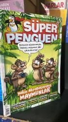 Süper Penguen Çocuk Mizah Dergisi Sayı:81 Yakın Akrabalarımız Maymunlar