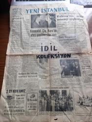Yeni İstanbul Gazetesi - Turkish Newspaper - 26 Haziran 1951 - Yerinden oynayan kaya yazan Mustafa Nermi Başmakale - komünist Çin Kore'de Ateş kesilmesine razı - Kore'de kızılların Dün beklenen taarruzu başlamadı - İran petrolleri mevzuunda yapılan toplantı fotoğraf - İstanbul üniversitesi'nde rektör seçimleri dün yapıldı - İstanbul Üniversitesi rektörlüğüne Kazım İsmail Gürkan Teknik Üniversite rektörlüğüne Emin Onat getirilmiştir fotoğraf - Zonguldak hadisesinden sonra kabinenin istifa edeceği söyleniyor - sevgilerin en güzeli Türkçesi Mebrure Alev Ok - Mithat Paşa'nın kemikleri bugün ebedi istirahatgahına defnedilecek - Kemal Hilmi Sarıca Dün defnedildi fotoğraf - radyoya dair yazan Bedii Faik - Britanya festivali'nde Sanayi köşesi - dünya hikaye müsabakası kızım yazan Marie Schöffner - Normag traktör - istenmeyen kıllardan kurtulmak için Pukay kullanın - Radyolin diş macunu - Oxford çamaşır makinesi - Astral buzdolapları - Celal Bayar İstanbul'a geliyor -Gripin