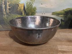 Antika bakır kap 1 kg ağırlığında 29,5 cm çapında 13 cm yüksekliğinde