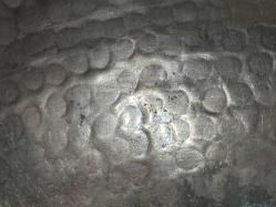 Antika bakır kap 1 kg ağırlığında 29,5 cm çapında 13 cm yüksekliğinde