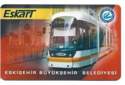 K = ULAŞIM  KARTI ( ESKİŞEHİR ) ES  KART ( KULLANILMAMIŞ ) SIFIR ve NADİR