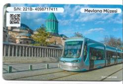 K = ULAŞIM  KARTI ( KONYA ) EL  KART ( KULLANILMAMIŞ ) SIFIR ve NADİR